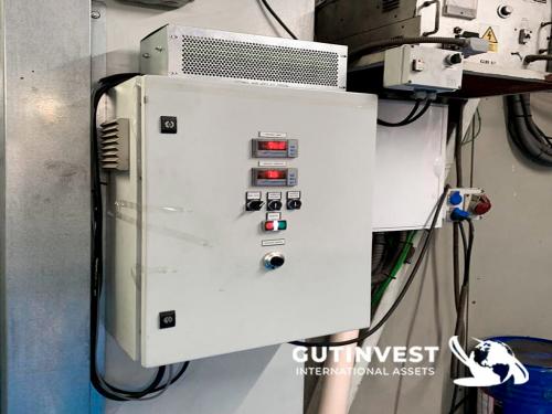 Plastic extrusion line