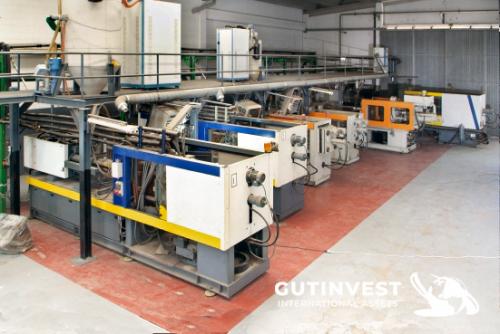 Lot of machinery -production of PET preforms-plastic sector