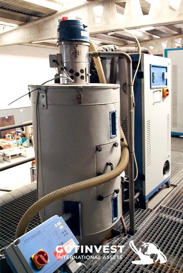 Lot of machinery -production of PET preforms-plastic sector