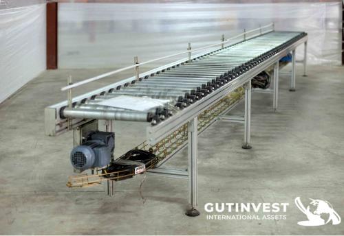 Motorized roller table (5000 x 460 mm)