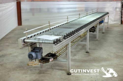 Motorized roller table (6000 x 460 mm)