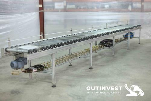 Motorized roller table (6000 x 460 mm)