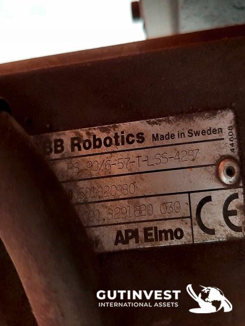 Robot de soldadura con track y mesa volteadora - 7m