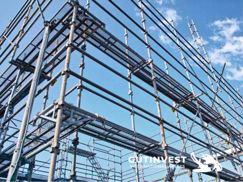 Vertical Twin Mast Mechanical Work Platform
