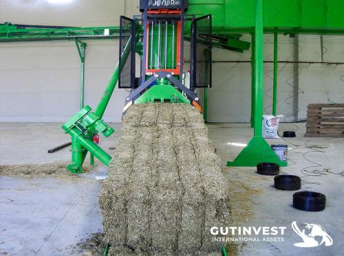 Complete line of bale pressing- 5,5 Tns/hour