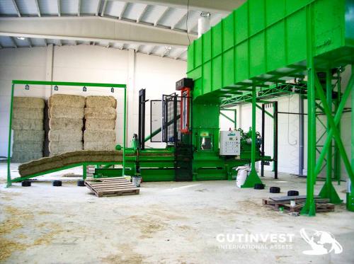 Complete line of bale pressing- 5,5 Tns/hour