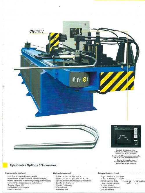 Curvadora de tubos hidráulica CNC 