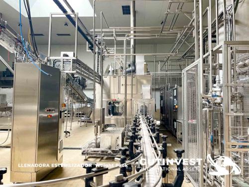Linea aséptica de soplado y envasado en botellas PET