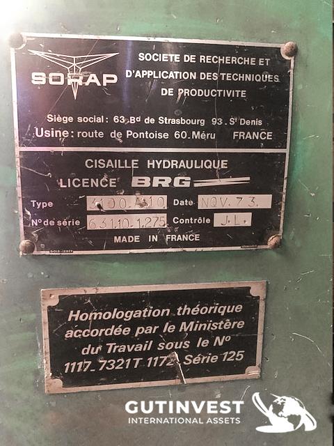 Hydraulic press brake - 140Tn