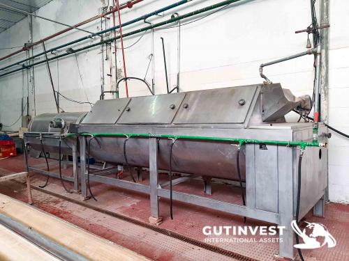 Stainless steel scalder - 4 meters