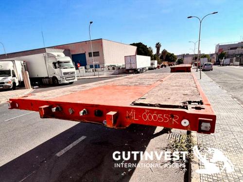 Container semi-trailer - 1 axle