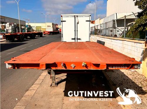 Container semi-trailer - 1 axle