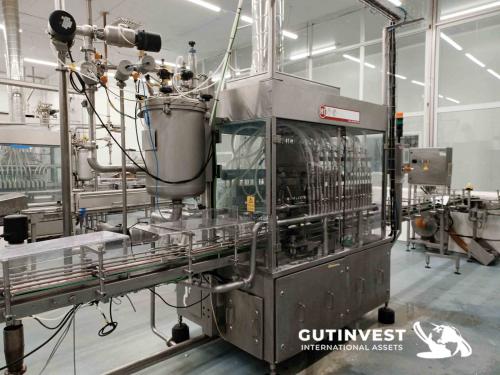 Máquina llenadora de botellas