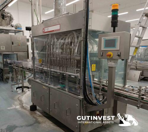 Máquina llenadora de botellas