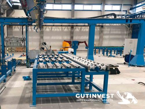 Packaging line for aluminum bars