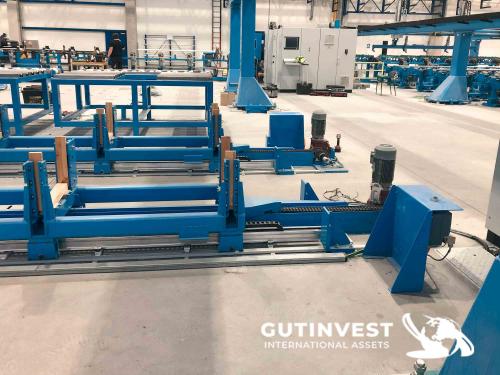 Packaging line for aluminum bars