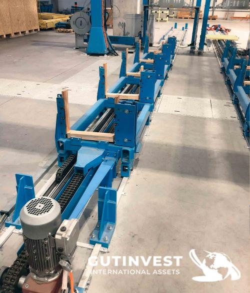 Packaging line for aluminum bars