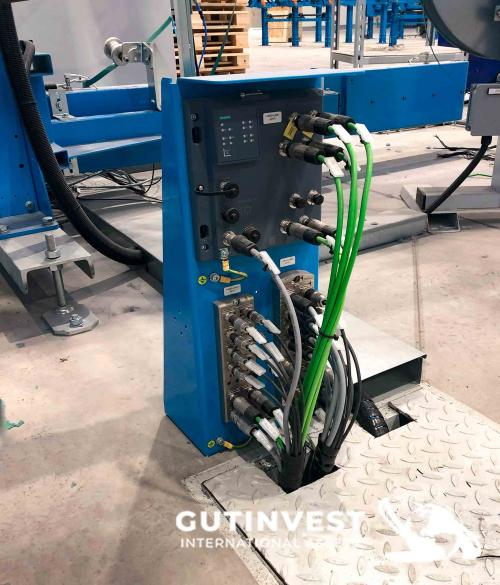 Packaging line for aluminum bars