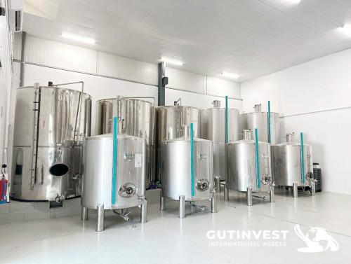 Complete lot of machinery for olive oil packaging