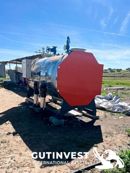 Fire tube steam boiler