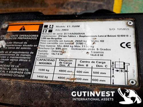 Electric forklift - 1.5Tn