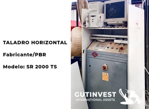 Taladro horizontal de madera