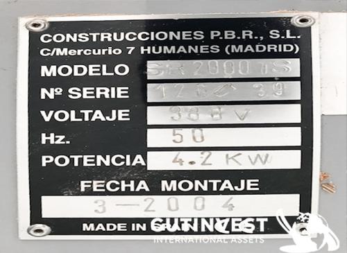 Taladro horizontal de madera