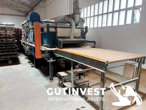 Roller oven for ceramic