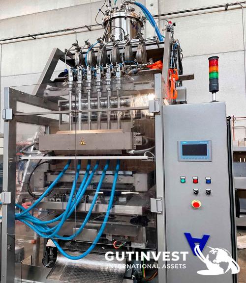 Maquina dosificadora envasadora vertical para salsas stickp