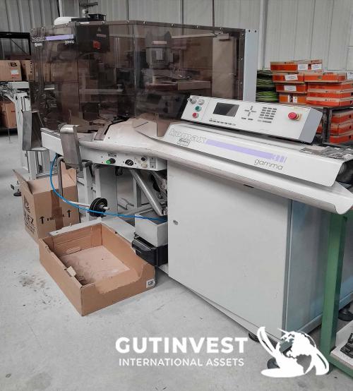 Cable cutting, crimping and screen printing machine 