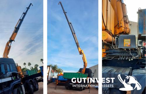 Truck with crane