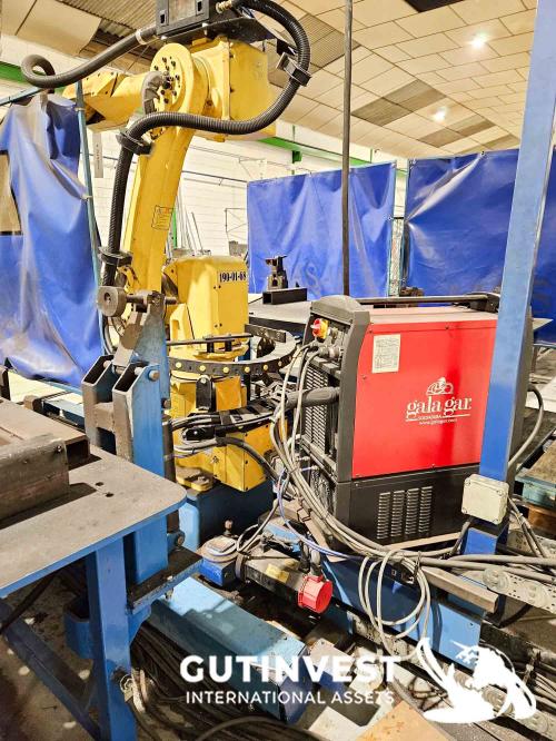 Robot de soldadura con carril