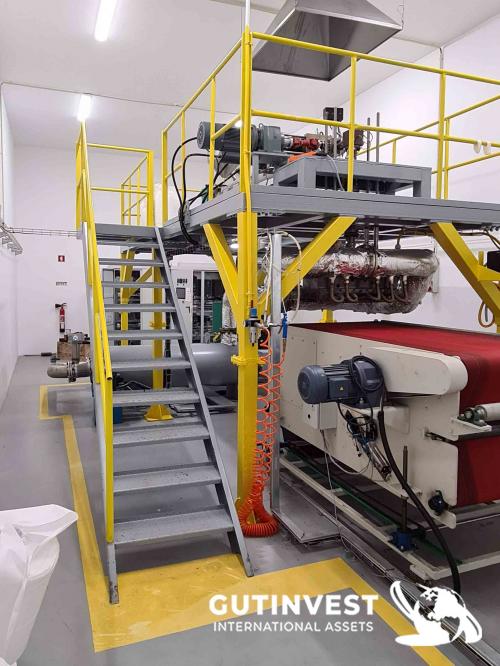 Linea de extrusión Meltblown