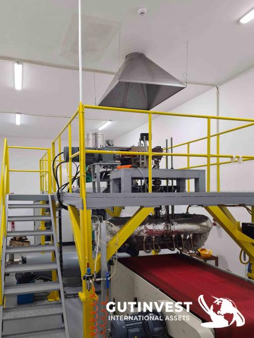 Linea de extrusión Meltblown