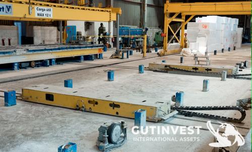 Línea completa de prefabricados de muros de hormigón