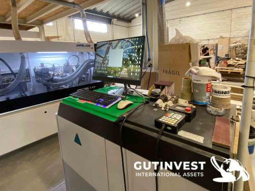 CNC milling machine 3 axes - for wood and pvc