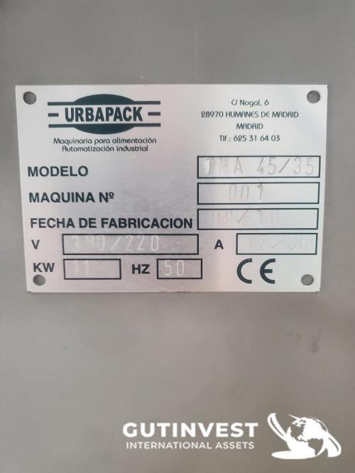 Línea automática de Termosellado de envases de plástico