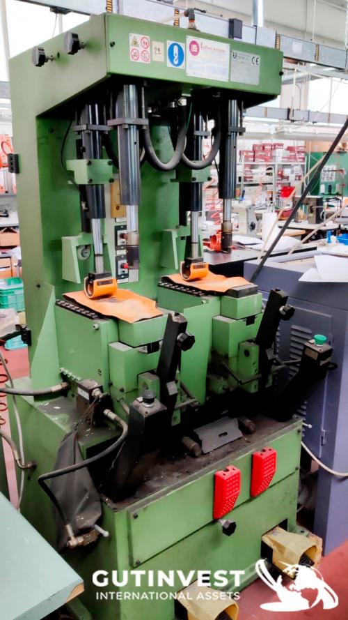 Máquina de prensado de suelas calzado