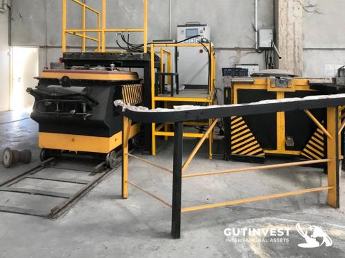 Equipo de fundición a baja presión de aluminio