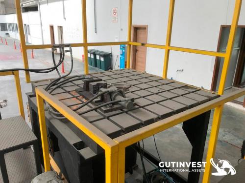 Equipo de fundición a baja presión de aluminio