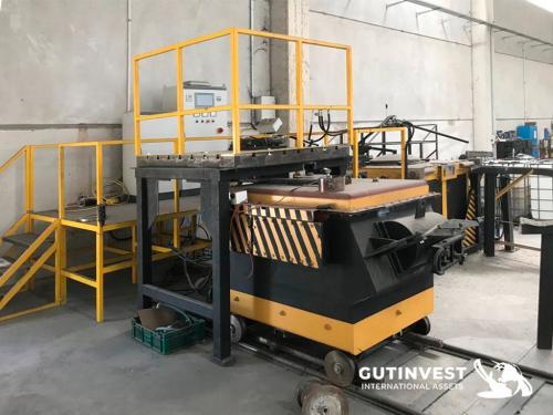 Equipo de fundición a baja presión de aluminio