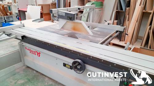 Table sawing machine for wood