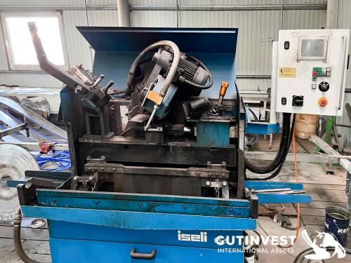 Sharpening machine for band saw blades of wood