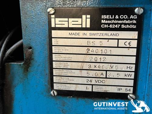 Sharpening machine for band saw blades of wood