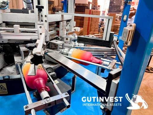 3-color screen printing machine for bottles