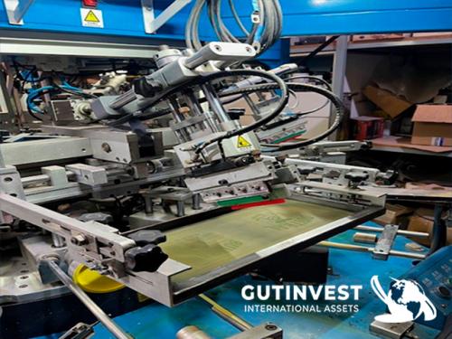 3-color screen printing machine for bottles