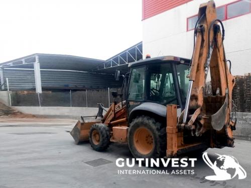 Mixed Backhoe Loader