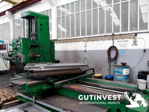 Mandrinadora con mesa rotativa