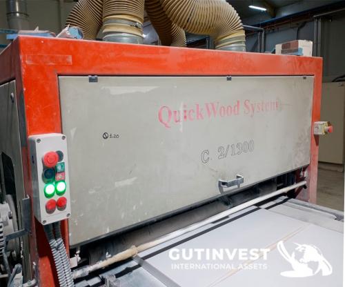 Lacquer-Varnishing line for wood