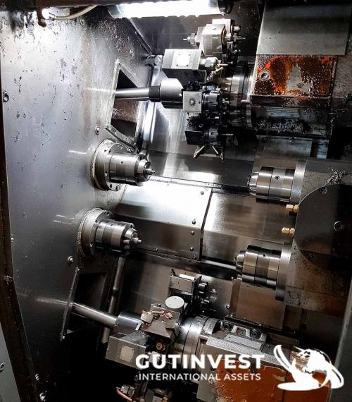 Torno CNC de doble husillo